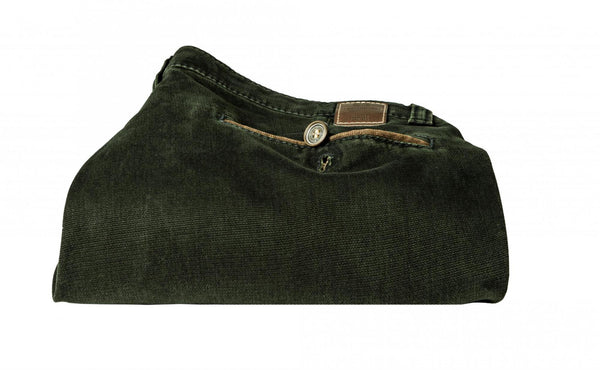 cabano Club Of Comfort Garvey Cotton Trousers 7218 Dg K Dark Green
