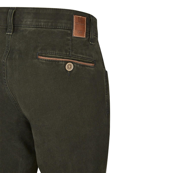 Cabano Club Of Comfort Garvey Cotton Trousers 7218 Dg R Dark Green