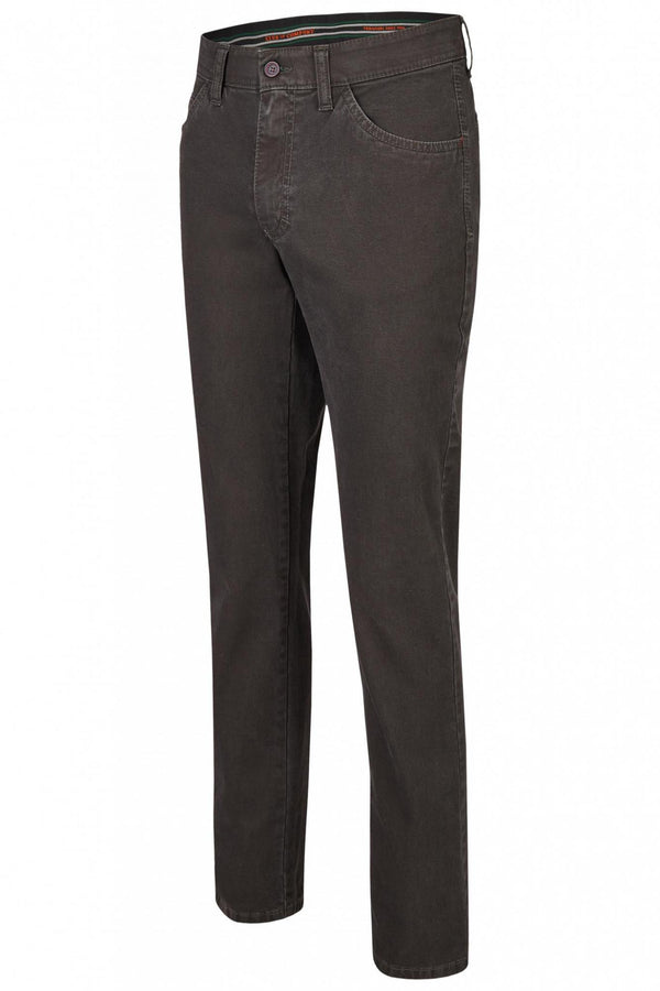 Cabano Club Of Comfort Marvin Cotton Trousers 7611 C R Dark Grey