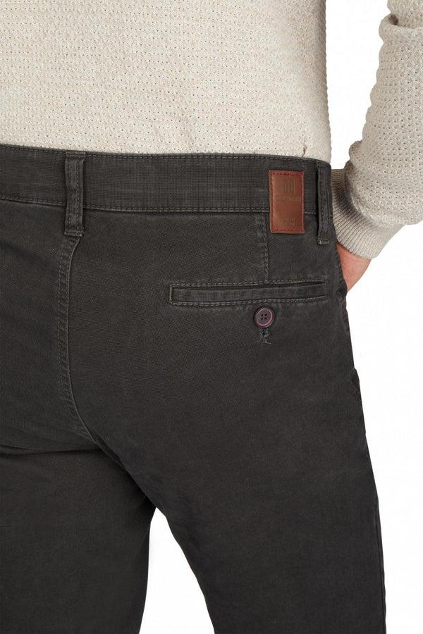 Cabano Club Of Comfort Marvin Cotton Trousers 7611 C R Dark Grey