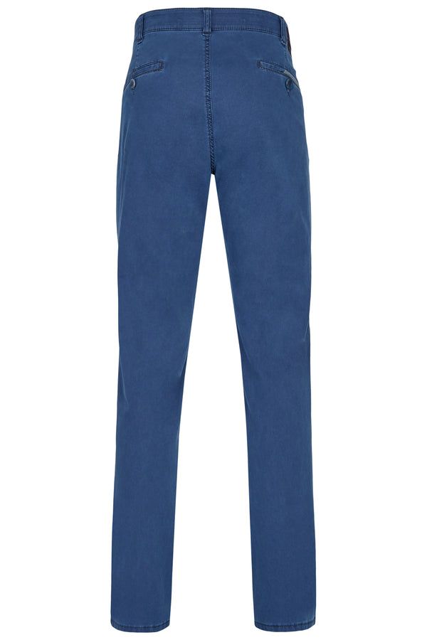 Cabano Club Of Comfort Western Style Cotton Trousers Keno R Blue