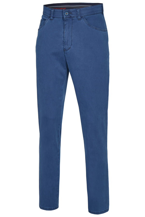 cabano Club Of Comfort Western Style Cotton Trousers Keno R Blue