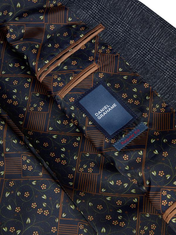 Cabano Daniel Grahame Check Jacket 13288 R Mid Grey