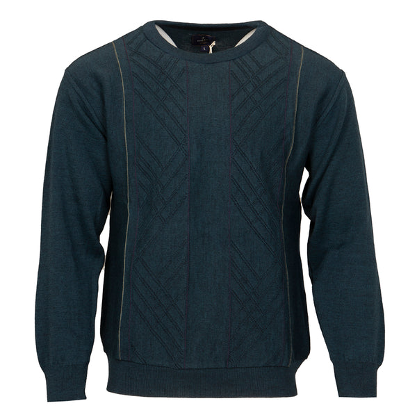 cabano Deer Park Round Neck Jumper 3240 G K Teal Green