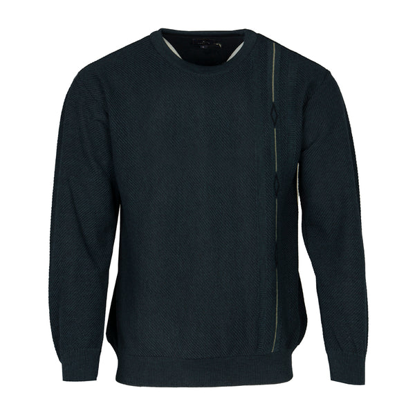 cabano Deer Park Round Neck Jumper 3244 G R Teal Green