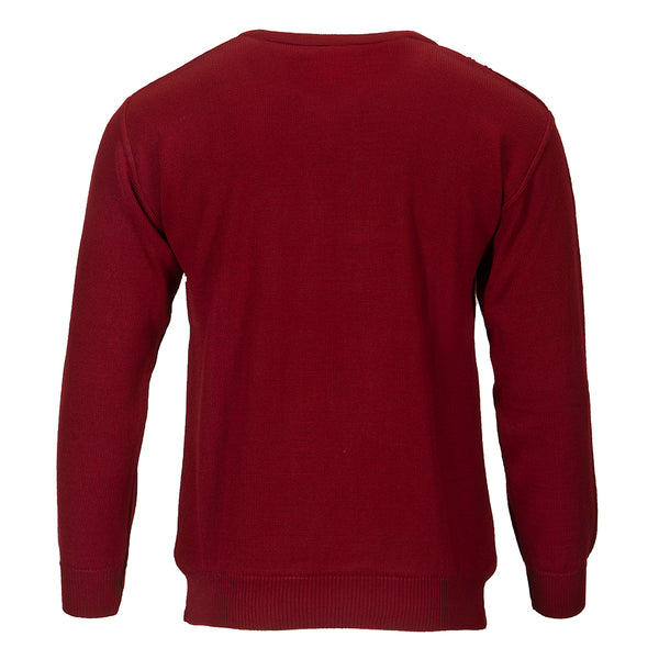 Cabano Deer Park Round-Neck Wool/acrylic Sweatshirt D2652r Blue Deer Park Round-Neck Wool/acrylic Sweatshirt D2652r Red