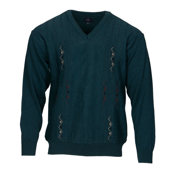 Cabano Deer Park V-Neck Jumper 3112 K Green Deer Park V-Neck Jumper 3112 K Wine