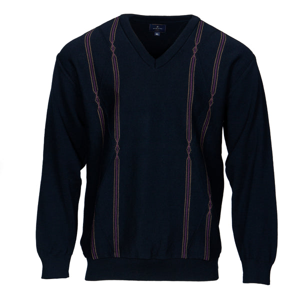 cabano Deer Park V-Neck Jumper 3121 R Navy Deer Park V-Neck Jumper 3121 R Wine