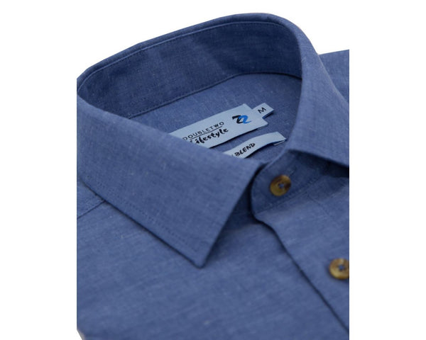 Cabano Double Two Short Sleeve Shirt 1032 R Dark Blue