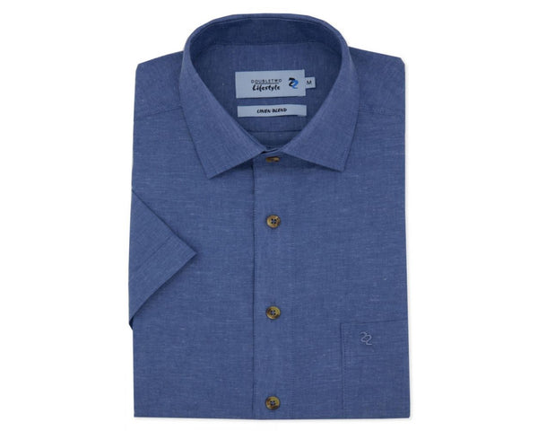 cabano Double Two Short Sleeve Shirt 1032 R Dark Blue