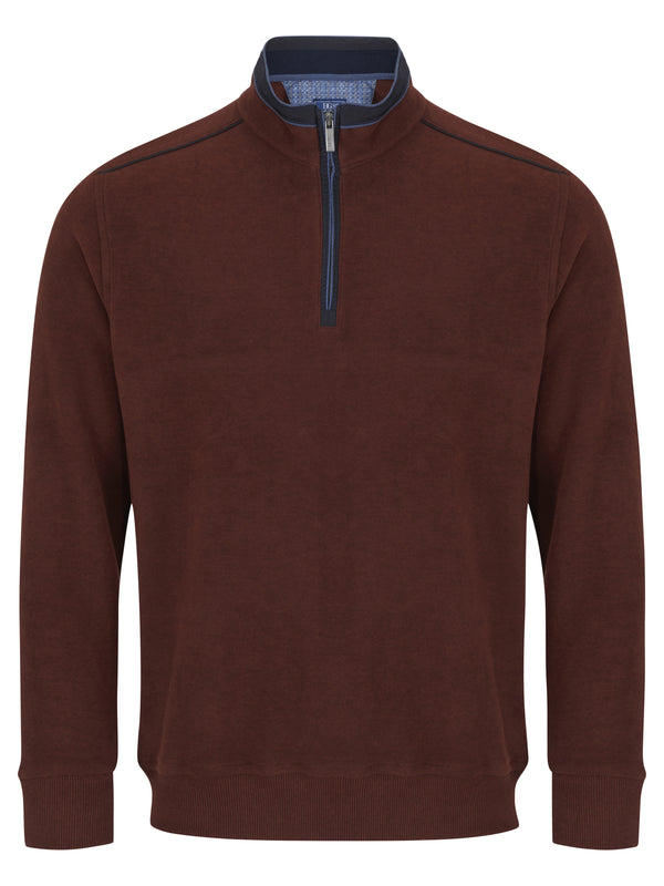 cabano Drifter 1/4 Zip 5184 Polo Sweathirt O R Orange