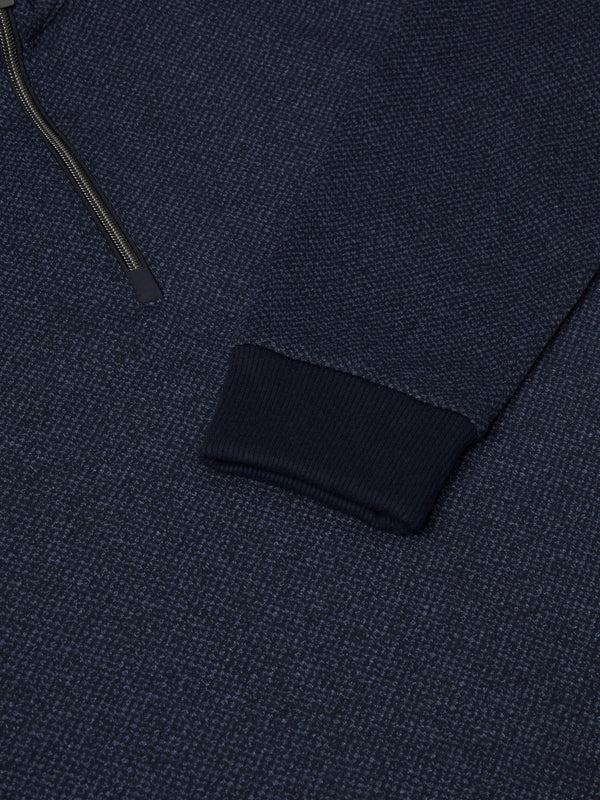 Cabano Drifter 1/4 Zip 5186 Polo Sweatshirt Db R Dark Blue