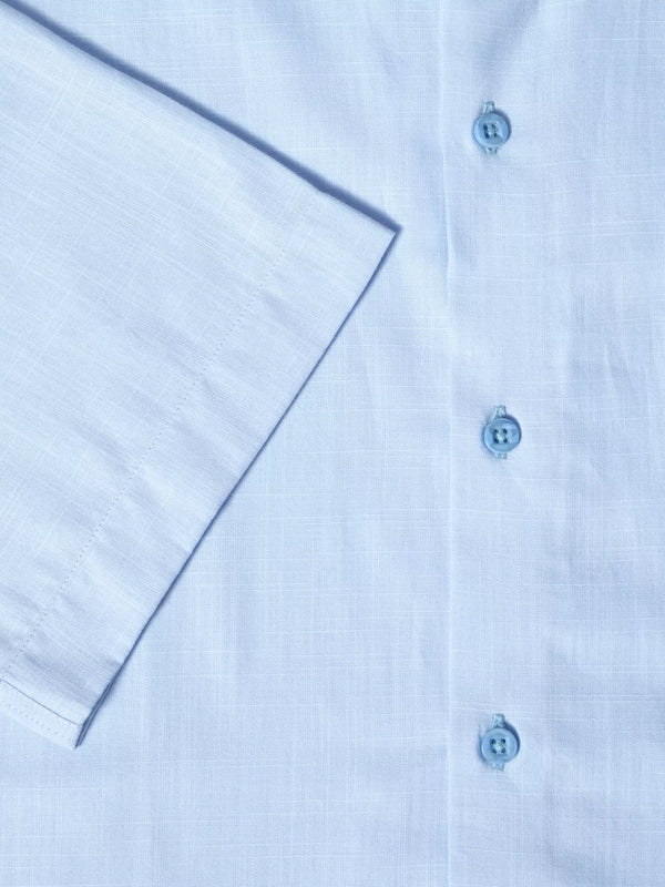 Cabano Drifter Grandfather Shirt Aldo B R Light Blue