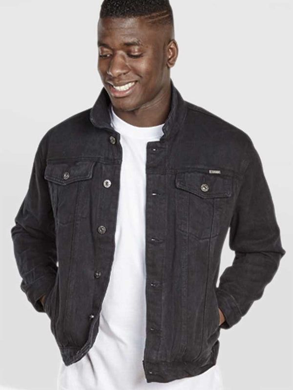 cabano Duke Trucker Style Denim Jacket R Black Duke Trucker Style Denim Jacket R Blue