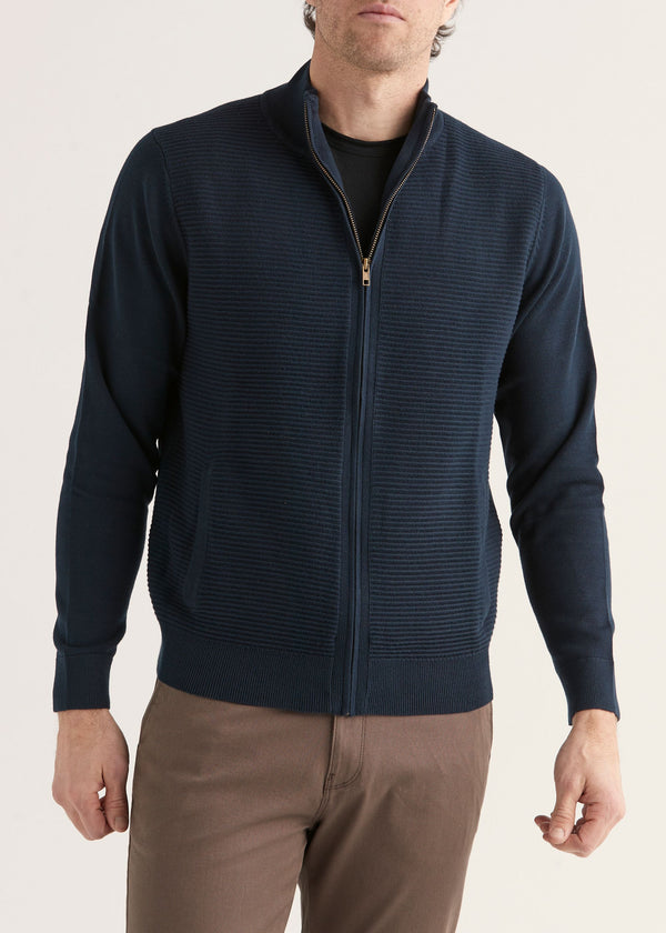 Cabano Erla Full Zip Sweater 705 R Light Beige Erla Full Zip Sweater 705 R Navy