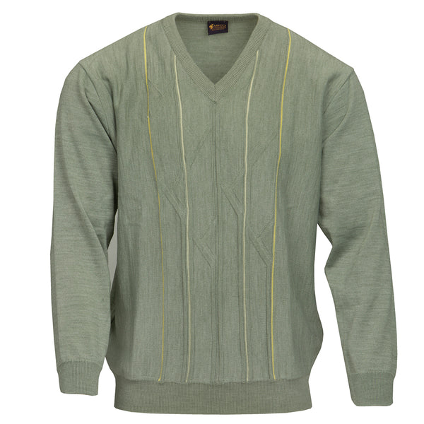 cabano Gabicci V-Neck Jumper G52m02 G R Light Green
