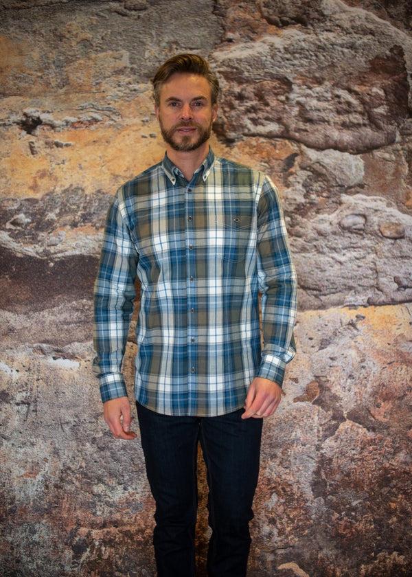 Cabano Gcm Check Shirt 5502 R Blue Gcm Check Shirt 5502 R Brown