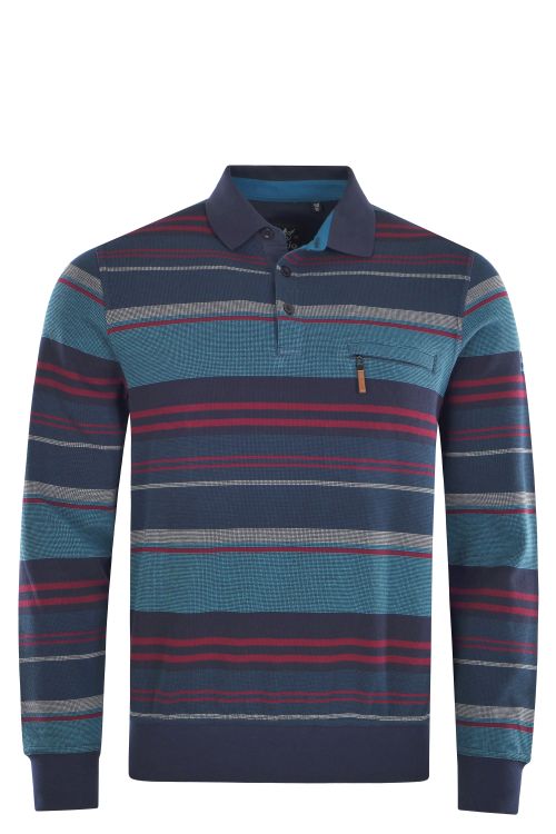 cabano Hajo Polo Sweatshirt 27260 Ls K Dark Grey Hajo Polo Sweatshirt 27260 Ls K Navy