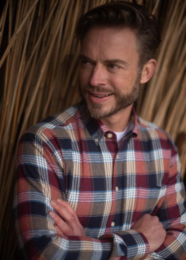 Cabano Henderson 5336 Check Shirt R Brown Henderson 5336 Check Shirt R Red