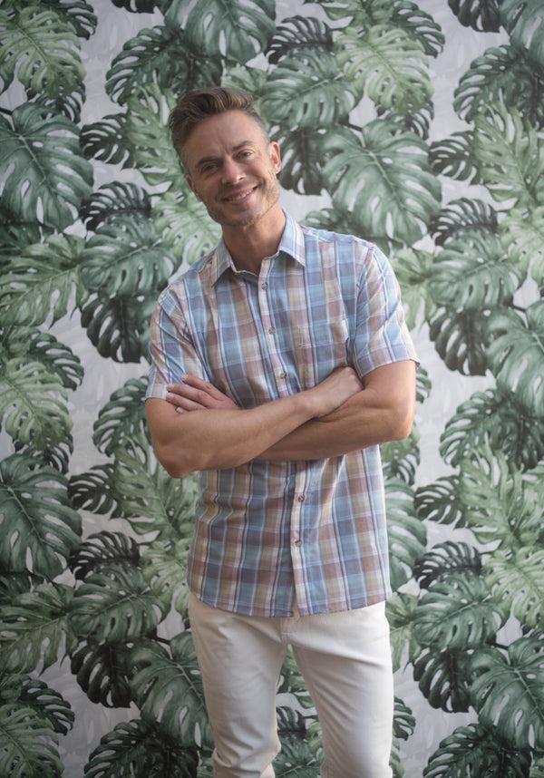 Cabano Henderson Casual Shirt R Beige Henderson Casual Shirt R Green