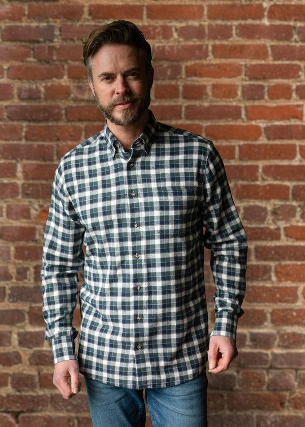 cabano Henderson Check Shirt 5532 R Green Henderson Check Shirt 5532 R Wine