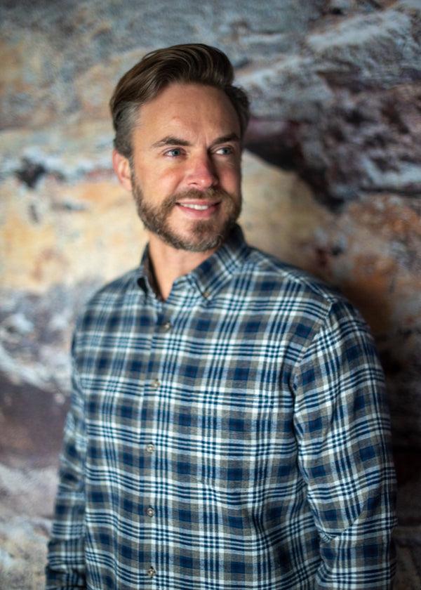 Cabano Henderson Check Shirt 5533 R Turquoise Henderson Check Shirt 5533 R Wine