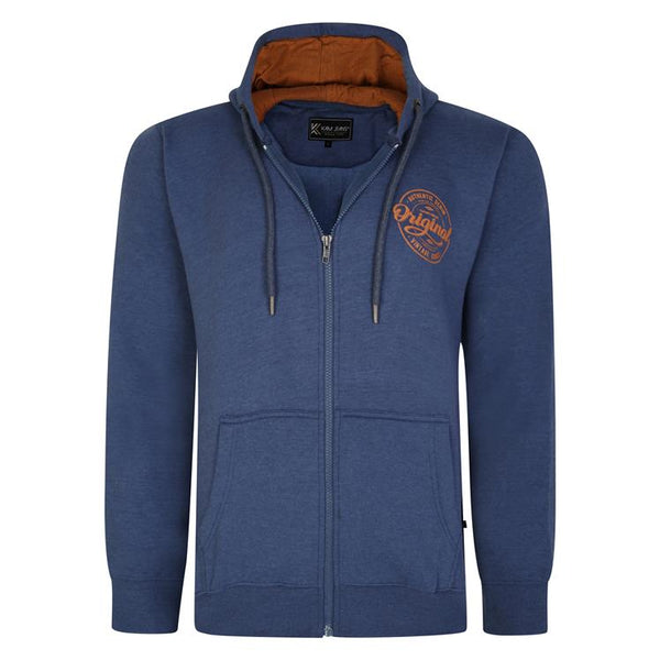 cabano Kam Zipped Hoody 7060 K Dark Grey Kam Zipped Hoody 7060 K Mid Blue
