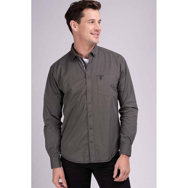 Cabano La Squadra Corti Cotton Twill Shirt K Dark Grey La Squadra Corti Cotton Twill Shirt K Green La Squadra Corti Cotton Twill Shirt K Navy