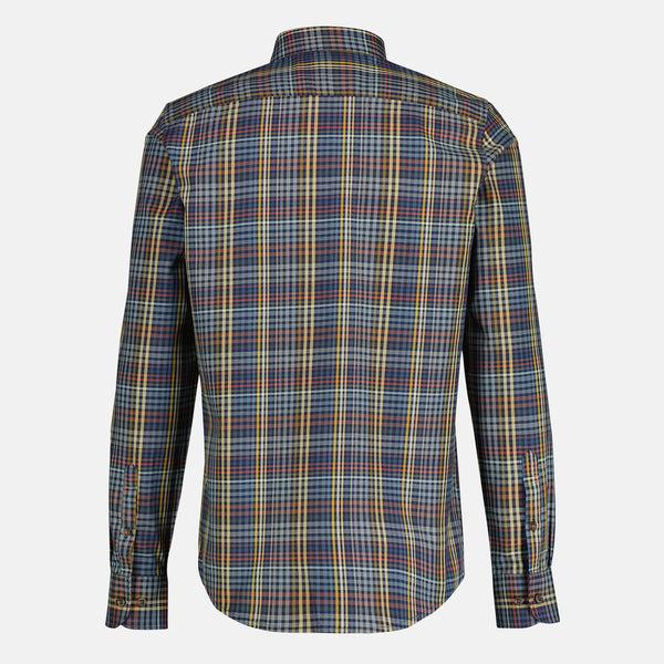 Cabano Lerros Check Shirt 81105 K Navy Lerros Check Shirt 81105 K White