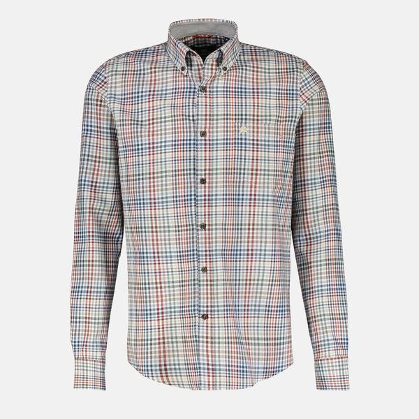 cabano Lerros Check Shirt 81105 K Navy Lerros Check Shirt 81105 K White