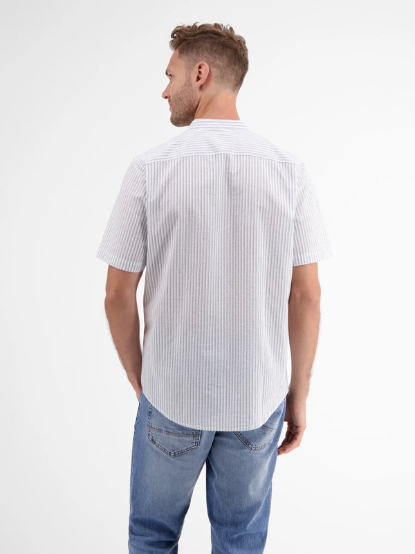 Cabano Lerros Grandad Shirt 42964 K Navy Lerros Grandad Shirt 42964 K White