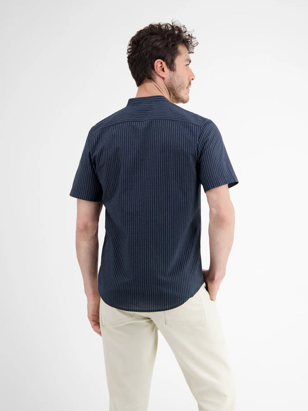 Cabano Lerros Grandad Shirt 42964 R Navy Lerros Grandad Shirt 42964 R White