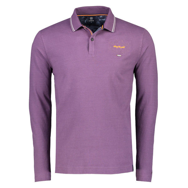 Cabano Lerros Long Sleeved Polo K Navy Lerros Long Sleeved Polo K Purple