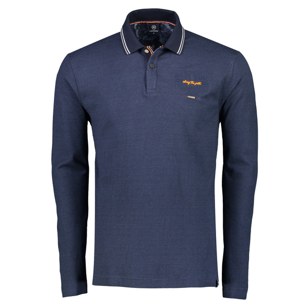 cabano Lerros Long Sleeved Polo K Navy Lerros Long Sleeved Polo K Purple
