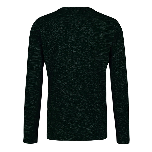 Cabano Lerros Ls T-Shirt Serafino 84922 K Dark Grey