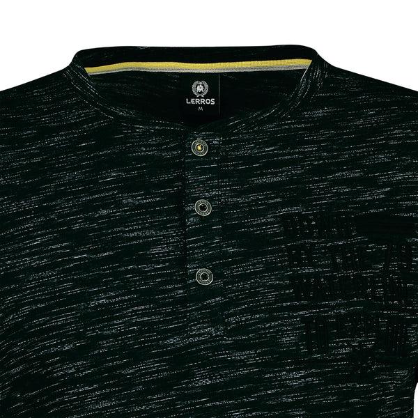 Cabano Lerros Ls T-Shirt Serafino 84922 K Dark Grey