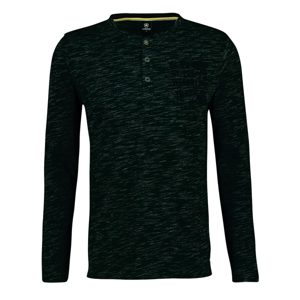 cabano Lerros Ls T-Shirt Serafino 84922 K Dark Grey