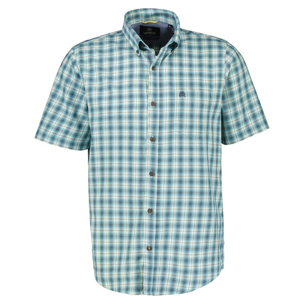 cabano Lerros Short Sleeve Shirt 42162 R Dark Blue Lerros Short Sleeve Shirt 42162 R Turquoise