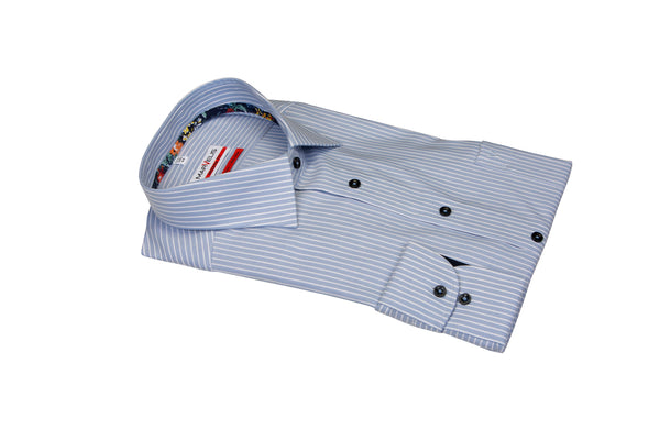 Cabano Marvelis Striped Shirt 7306 R Mid Blue Marvelis Striped Shirt 7306 R Red