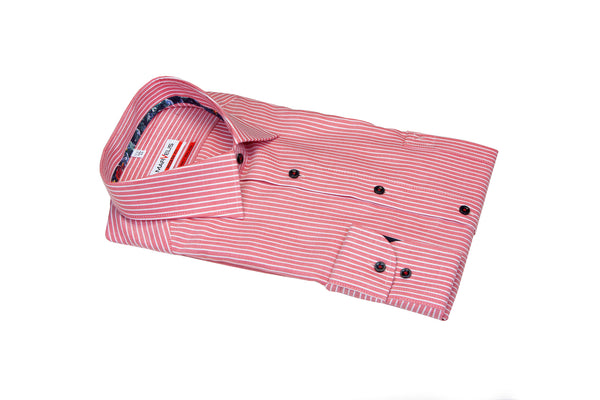 cabano Marvelis Striped Shirt 7306 R Mid Blue Marvelis Striped Shirt 7306 R Red