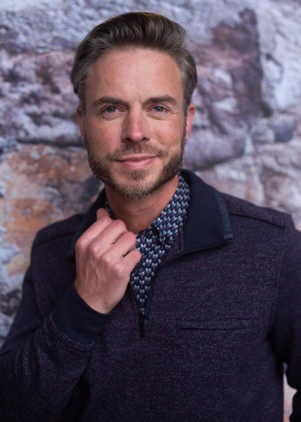 Cabano Meantime Meantime L/S Polo Sweatshirt 21287 R Navy Meantime Meantime L/S Polo Sweatshirt 21287 R Purple