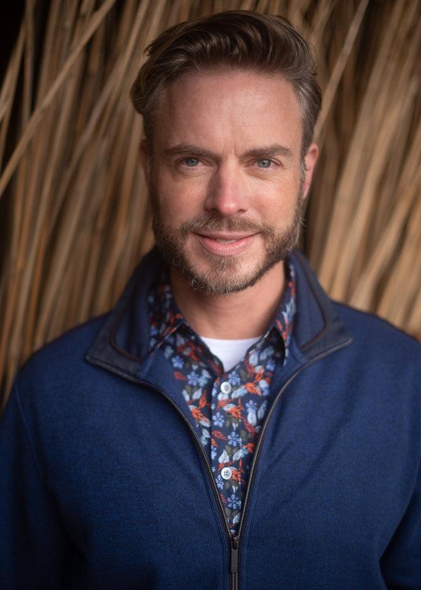 Cabano Meantime Sweatjacket 21281 K Blue Meantime Sweatjacket 21281 K Brown