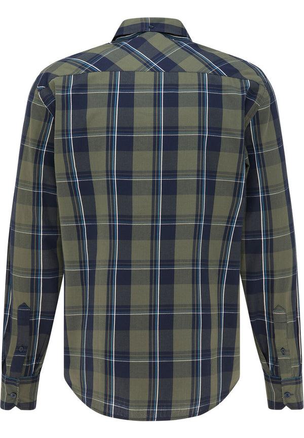 Cabano Mustang Clemens Check Shirt K Dark Green Mustang Clemens Check Shirt K Red