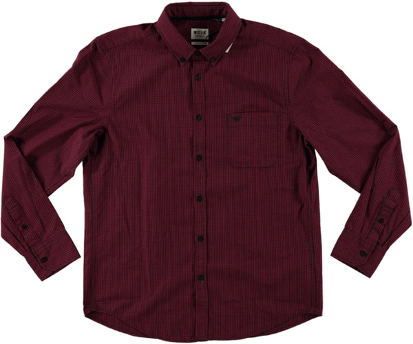 cabano Mustang Clemens Gingham Check Shirt 12319 K Red