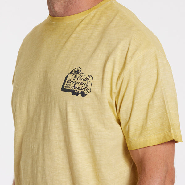 Cabano North 56.4 Cool Dyed T-Shirt 41324 Y K Yellow