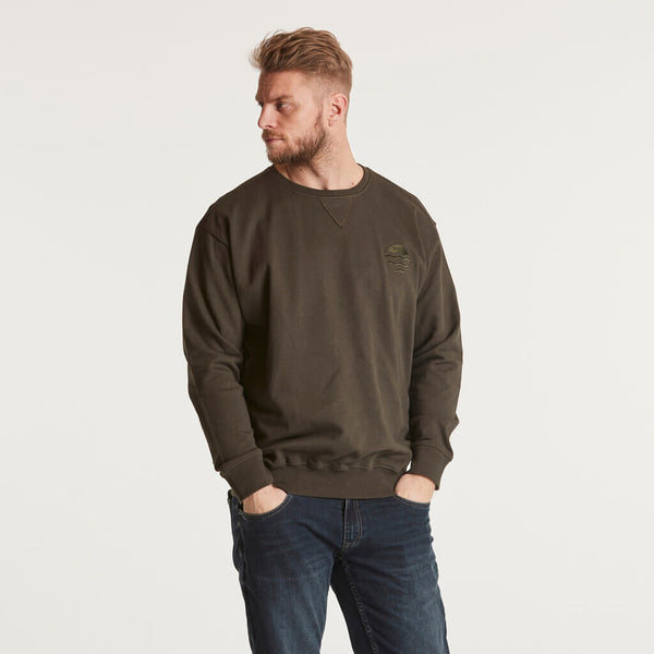 Cabano North 56.4 Crew Neck Sweatshirt 23401B K Black North 56.4 Crew Neck Sweatshirt 23401B K Dark Green