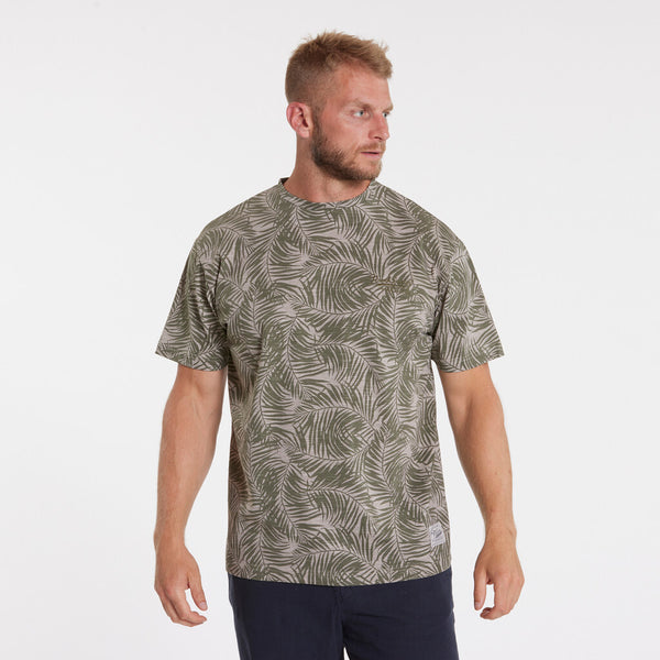 Cabano North 56.4 Leaf Rint T-Shirt 41322 G K Green