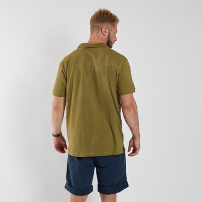 Cabano North 56.4 Open Neck Polo Tall 21341B K Light Green