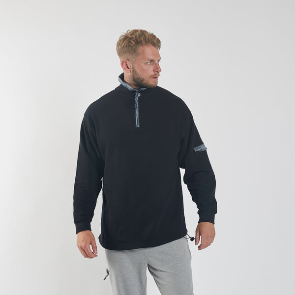 cabano North 56.4 Ottoman Ls Polo Sweatshirt 99202 K Black