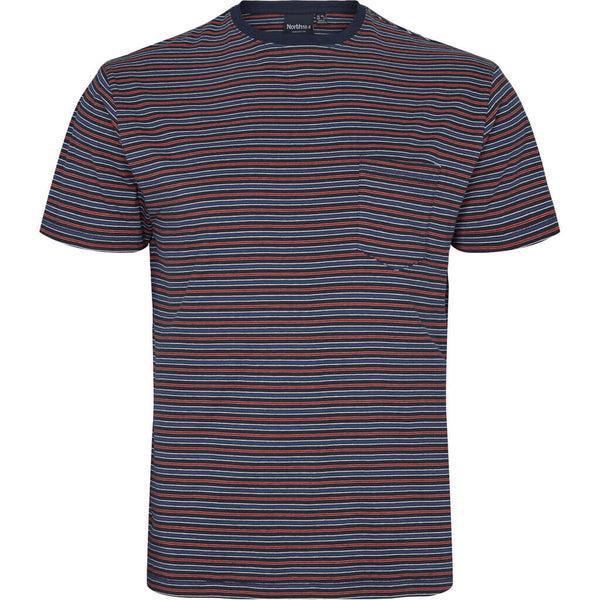 Cabano North 56.4 Striped T-Shirt Tall Fit Light Blue North 56.4 Striped T-Shirt Tall Fit Navy